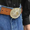 MONTANA SILVERSMITHS INITIAL S SILVER  TWO TONED - ACC BUCKLE  - 700S