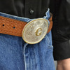 MONTANA SILVERSMITHS INITIAL G SILVER  TWO TONED - ACC BUCKLE  - 700G
