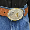 ATTITUDE BY MONTANA SILVERSMITHS INITIAL A SILVER TWO TONED - ACC BUCKLE  - 700A