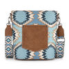 WRANGLER AZTEC DISTRESSED PRINT JEANS - LADIES PURSES  - WG221-8360JN