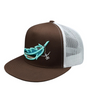 THE RANCHER BRAND FEATHERED OUTLAW BROWN TURQUOI - HATS CAP  - FEATHERED OUTLAW BROWN