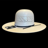 RODEO KING OPEN CROWN 4 1/2" BRIM - HAT STRAWS  - OC CROSS STRAW