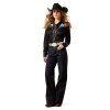 ARIAT VIVA RODEO SHIRT BLACK - LADIES SHIRT  - 10065968
