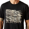 ARIAT BLACK FREEDOM FLAG - MENS TEE  - 10065892