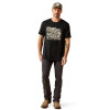 ARIAT BLACK FREEDOM FLAG - MENS TEE  - 10065892