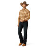 ARIAT PRO SERIES MUSTARD TIGER PLAID - MENS SHIRT  - 10065773