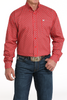 CINCH RED STRETCH DIAMOND PRINT - MENS SHIRT  - MTW1105994