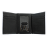 ARIAT TRIFOLD EMBOSSED SHIELD BLACK - ACCESSORIES WALLET  - A3559901