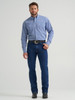 WRANGLER GEORGE STRAIT SKY BLUE PRINT - MENS SHIRT  - 112369597