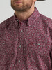 WRANGLER GEORGE STRAIT WINE PAISLEY - MENS SHIRT  - 112369636