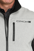 CINCH BONDED SOLID GREY SOFTSHELL - MEN VESTS  - MWV1515027