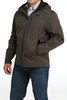CINCH BONDED FULL ZIP HOODIE OLIVE - MENS JACKET  - MWJ1593006