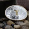 MONTANA SILVERSMITHS INITIAL F SILVER  TWO TONED - ACC BUCKLE  - 700T