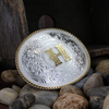 MONTANA SILVERSMITHS INITIAL H SILVER  TWO TONED - ACC BUCKLE  - 700H