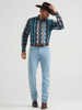 WRANGLER CHECOTAH CLASSIC FIT GREY - MENS SHIRT  - 112369468