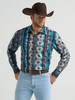 WRANGLER CHECOTAH CLASSIC FIT GREY - MENS SHIRT  - 112369468