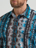 WRANGLER CHECOTAH CLASSIC FIT GREY - MENS SHIRT  - 112369468