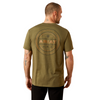 ARIAT ROPER SEAL MILITARY HEATHER - MENS TEE  - 10065888