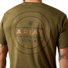 ARIAT ROPER SEAL MILITARY HEATHER - MENS TEE  - 10065888
