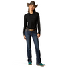 ARIAT KIRBY PRO SHIRT BLACK - LADIES SHIRT  - 10052132