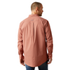 ARIAT RUST RED WARREN FITTED PRINT - MENS SHIRT  - 10065965