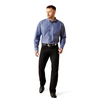 ARIAT WF BLUE SOLID PINPOINT - MENS SHIRT  - 10065842