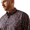 ARIAT NAVY WALLACE PAISLEY PRINT - MENS SHIRT  - 10065793