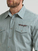 WRANGLER LOGO SNAP PEACOCK PRINT - MENS SHIRT  - 112369449
