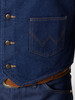 WRANGLER UNLINED DENIM VEST - MENS JACKET  - 74130PW