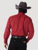 WRANGLER SPORT WESTERN SNAP WINE - MENS SHIRT  - 75740WN