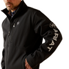 ARIAT LOGO SOFTSHELL CONCEAL  BLACK - MENS JACKET  - 10062578