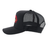 HOOEY BAD COMPANY BLACK/RED/YELLOW - HATS CAP  - BC004T-BK
