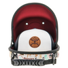 HOOEY CREAM BLACK/BURGUNDY CARRIER - HATS CAP  - CC012