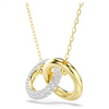 SWAROVSKI DEXTERA INTERLOCKING GOLD - ACCESSORIES JEWELRY NECKLACE - 5668820