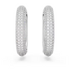 SWAROVSKI DEXTERA HOOP MEDIUM WHITE - ACCESSORIES JEWELRY EARRINGS - 5689690