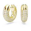 SWAROVSKI DEXTERA HOOP GOLD TONE WHITE - ACCESSORIES JEWELRY EARRINGS - 5689685