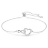 SWAROVSKI HYPERBOLA INFINITY/HEART WHITE - ACCESSORIES JEWELRY BRACELET - 5524421