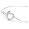 SWAROVSKI HYPERBOLA INFINITY/HEART WHITE - ACCESSORIES JEWELRY BRACELET - 5524421