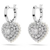 SWAROVSKI IDYLLIA DROP HEART - ACCESSORIES JEWELRY EARRINGS - 5689645