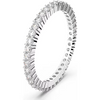 SWAROVSKI MATRIX VITTORE SILVER WHITE - ACCESSORIES JEWELRY RING - 5656300