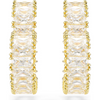 SWAROVSKI MATRIX HOOP HEART GOLD TONE - ACCESSORIES JEWELRY EARRINGS - 5701599
