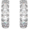 SWAROVSKI MATRIX HOOP OCTAGON WHITE - ACCESSORIES JEWELRY EARRINGS - 5689681