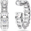 SWAROVSKI MATRIX HOOP OCTAGON WHITE - ACCESSORIES JEWELRY EARRINGS - 5689681