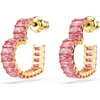 SWAROVSKI MATRIX HOOP HEART PINK - ACCESSORIES JEWELRY EARRINGS - 5720883