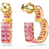 SWAROVSKI MATRIX HOOP HEART PINK - ACCESSORIES JEWELRY EARRINGS - 5720883