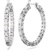 SWAROVSKI MATRIX HOOP ROUND CUT WHITE - ACCESSORIES JEWELRY EARRINGS - 5689692