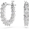 SWAROVSKI MATRIX VITTORE HOOP WHITE - ACCESSORIES JEWELRY EARRINGS - 5633866