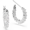 SWAROVSKI MATRIX VITTORE HOOP WHITE - ACCESSORIES JEWELRY EARRINGS - 5633866