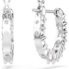SWAROVSKI MATRIX VITTORE HOOP WHITE - ACCESSORIES JEWELRY EARRINGS - 5633866
