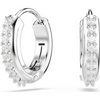 SWAROVSKI MATRIX HOOP ROUND WHITE - ACCESSORIES JEWELRY EARRINGS - 5701600